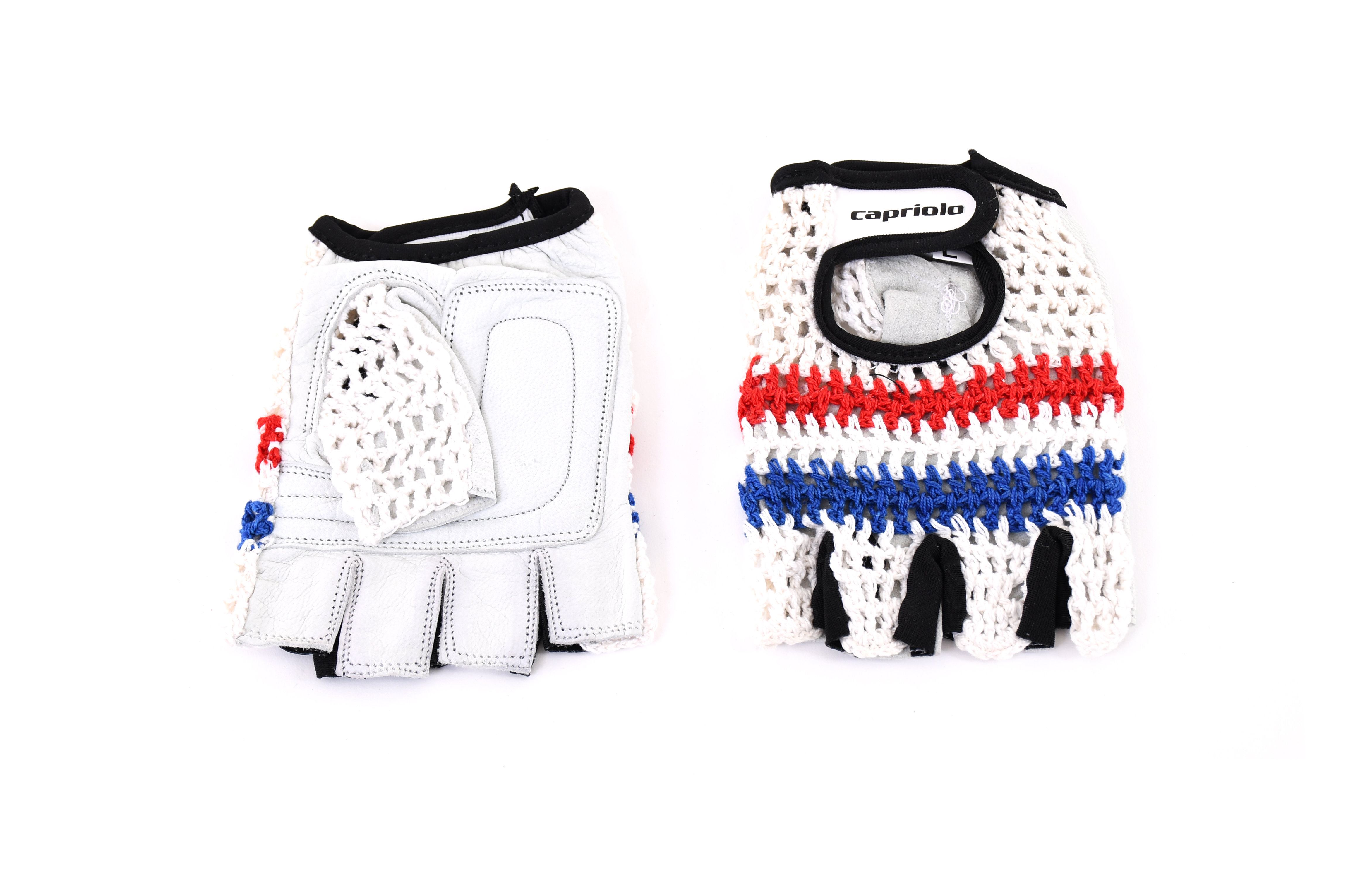 Sportske rukavice capriolo - retro crochet dizajn xl bele